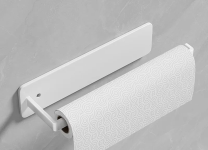 Porte Essuie-Tout Adhésif en Blanc