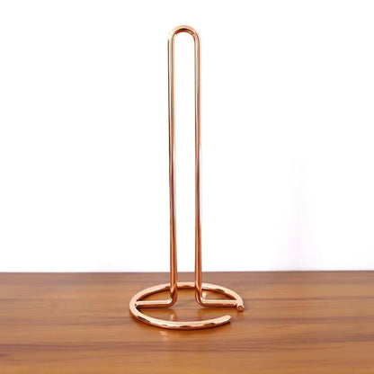Porte Essuie-Tout Vertical en Or Rose