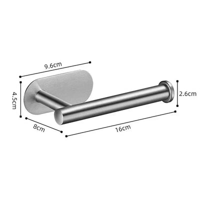 Porte Papier Toilette Adhésif en Argent Type 2