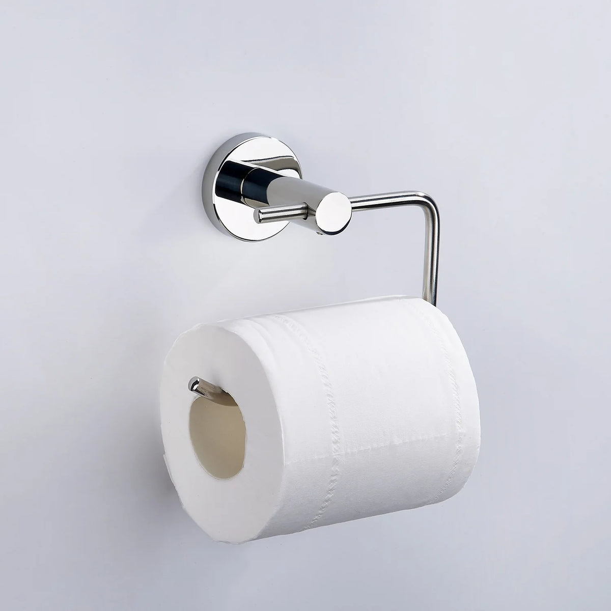 Porte Papier Toilette Mural en Argent
