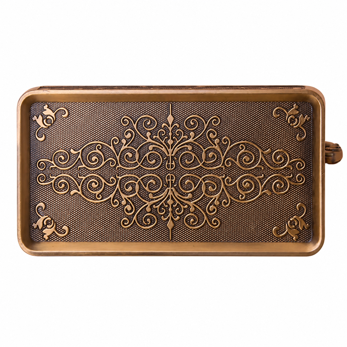 Porte Papier Toilette en Laiton Antique 2