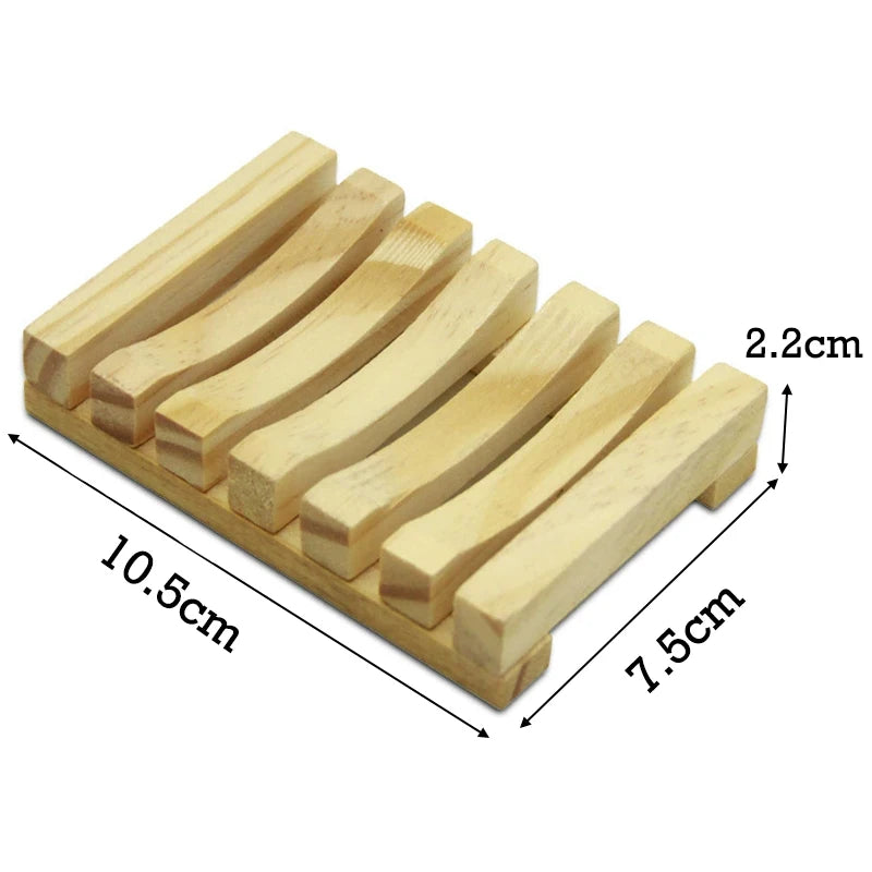 Porte Savon Bambou Drainant en Beige