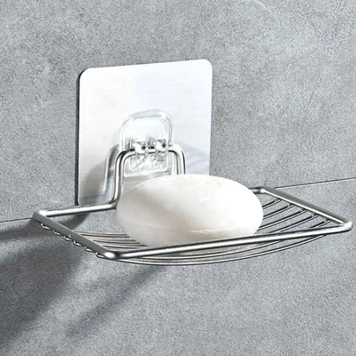 Porte Savon Moderne en Argent