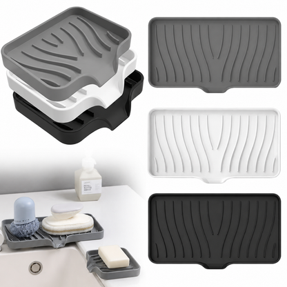 Porte Savon Silicone Drainant