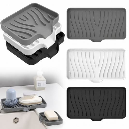 Porte Savon Silicone Drainant