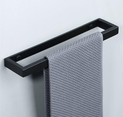 Porte-serviettes Noir Moderne