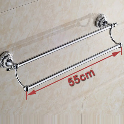 Porte-serviettes en Acier Inoxydable Chromé