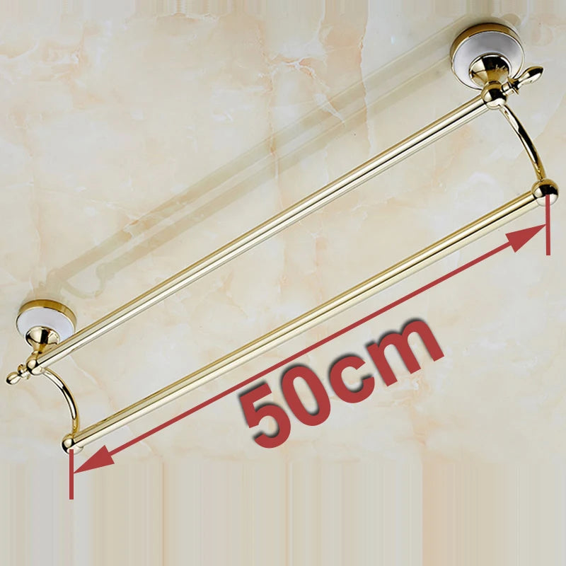 Porte-serviettes 2 Barres Chromé
