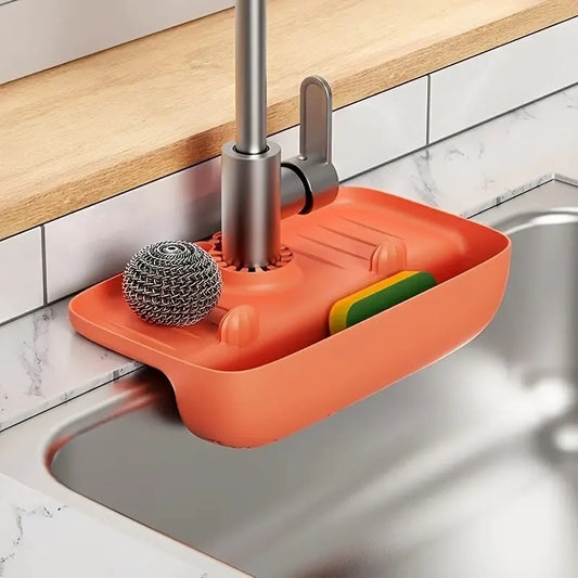 Porte Éponge Silicone Anti Éclaboussures