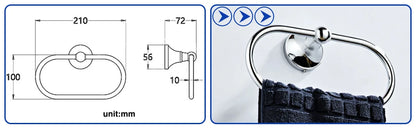 Porte-serviettes en Laiton - Ensemble Accessoires