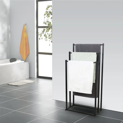 Porte-serviettes sur Pied en Métal