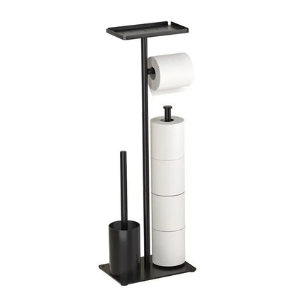 Porte Papier Toilette sur Pied avec Brosse