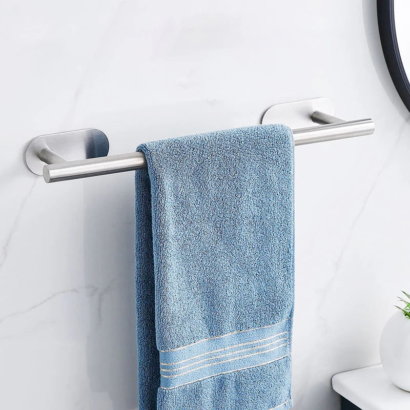 Porte-serviettes simple en gris