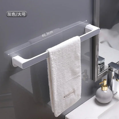 Porte-serviettes simple en gris
