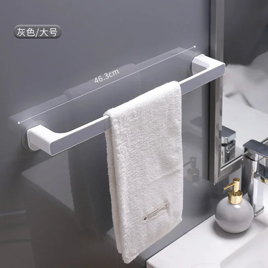 Porte-serviettes simple en gris