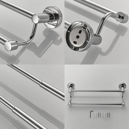 Porte-serviettes Coulissant Double Rétractable