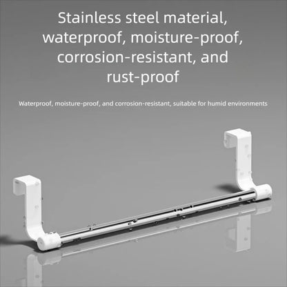 Barre Porte-Torchons Multifonction Sans Perçage - Rangement Serviettes Sur Placard Cuisine