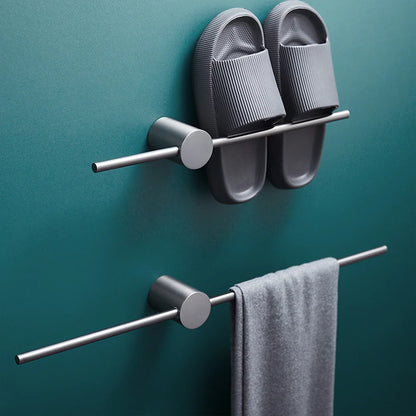 Porte-serviettes Gris Ajustable Mobile