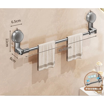 Porte-serviettes Extensible en Gris