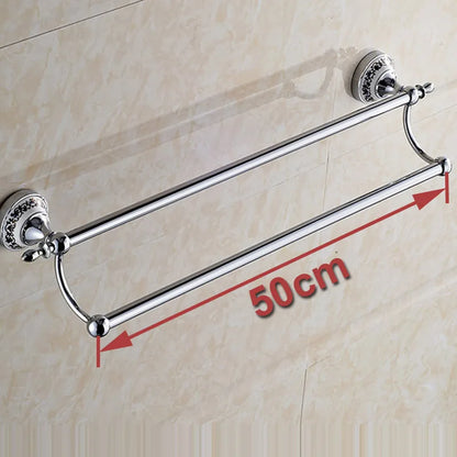 Porte-serviettes en Acier Inoxydable Chromé