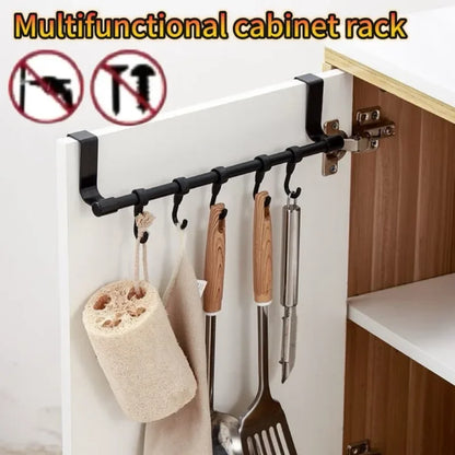 Porte-Serviettes Mural pour Placard Cuisine - Support Torchons Sans Perçage Salle de Bain