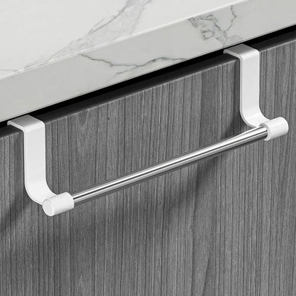 Barre Porte-Torchons Multifonction Sans Perçage - Rangement Serviettes Sur Placard Cuisine