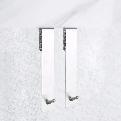 Crochet Métal Détachable pour Porte en Verre - Porte-Vêtements Sans Perçage Salle de Bain