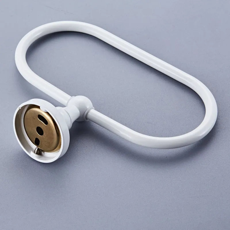 Porte-serviettes Cuivre en Blanc