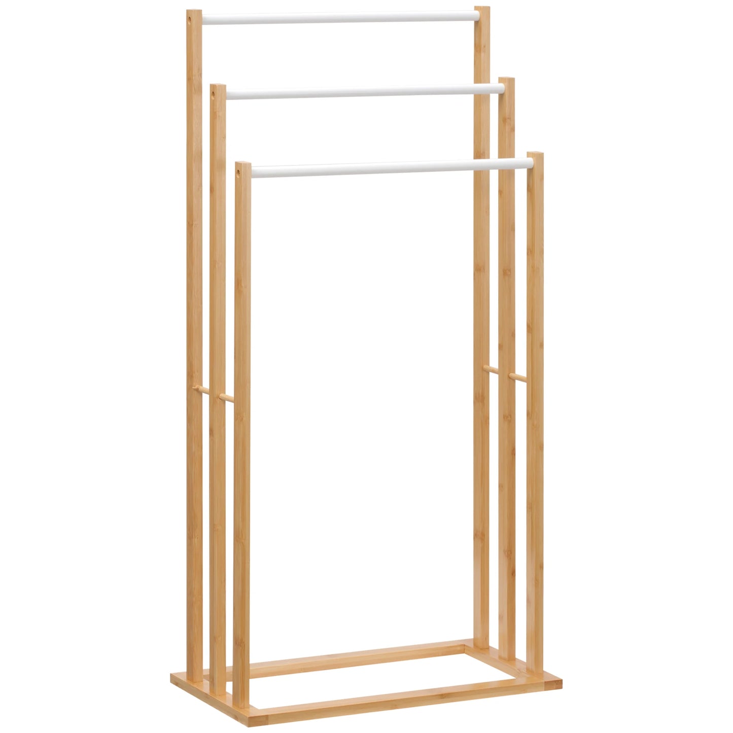 Porte-serviettes sur Pied en Bambou