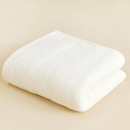 Serviette de bain en Coton Doux en Beige