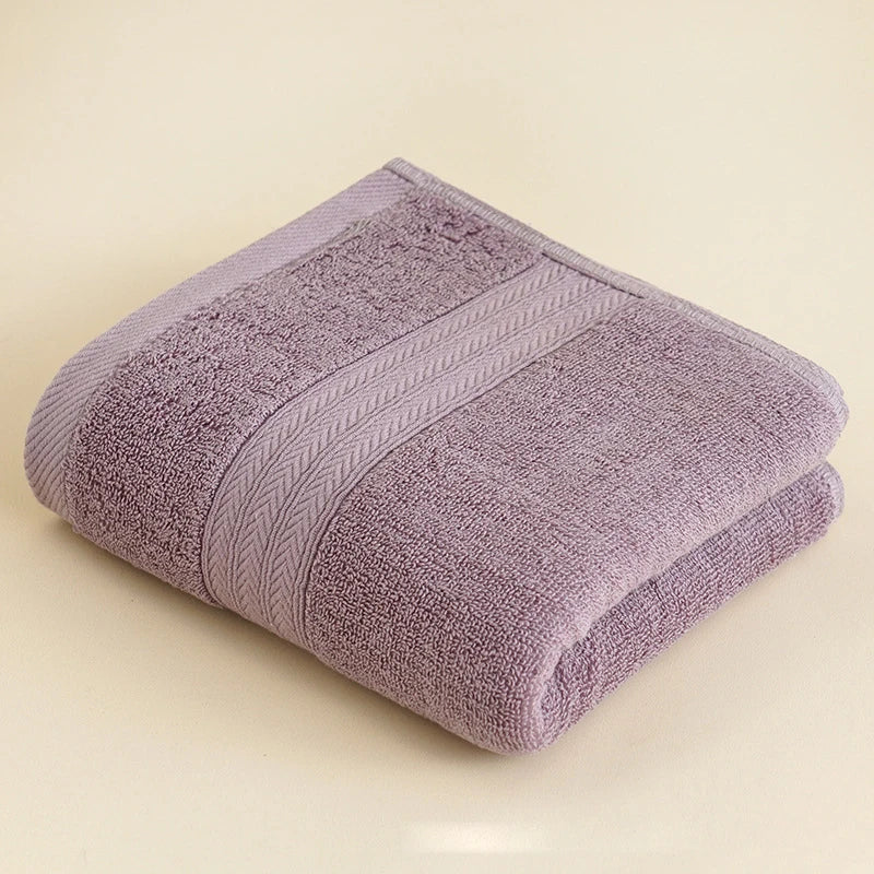 Serviette de bain en Coton Doux en Violet