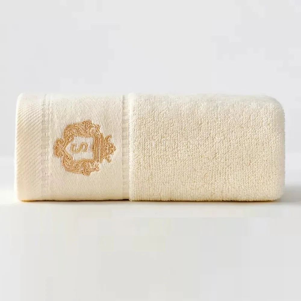 Serviette de bain en Coton en Beige