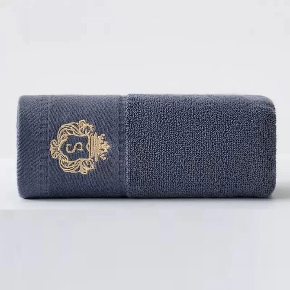 Serviette de bain en Coton en Gris