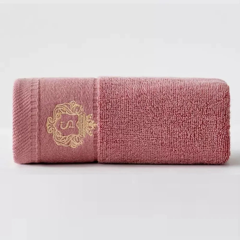 Serviette de bain en Coton en Rose