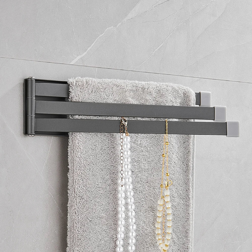 Porte-serviettes Bâton en Gris
