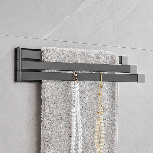 Porte-serviettes Bâton en Gris