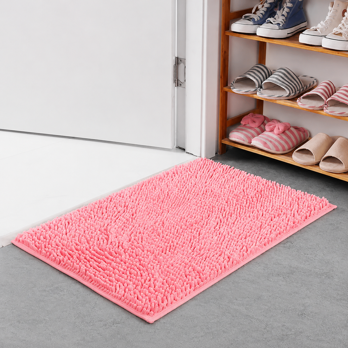 Tapis de bain Mémoire de Forme en Rose